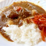 牛肉丸めて～ビーフカレー